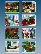 Load image into Gallery viewer, 3430PCS MOC City Street Town Coffee Shop Store Building Blocks Bricks Educational Toy Model Fully Compatible With Lego
