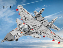 Load image into Gallery viewer, 1226PCS Military 8 in 1 J15 Air Fighter Building Block Bricks Figures Educational Toy Model Fully Compatible With Lego
