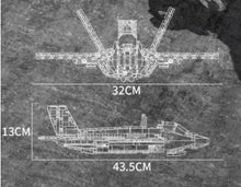 Load image into Gallery viewer, 1600PCS F35 Lighting II Carrier Aircraft Fighter Building Block Figure Educational Toy Model Fully Compatible With Lego
