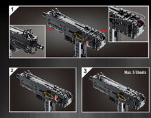 Load image into Gallery viewer, 478PCS Military MOC Mac10 Submachine Gun Building Blocks Bricks Model Educational Toy Fully Compatible With Lego
