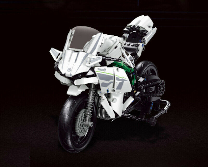 800PCS Motorcycle Bike Ninja H2R Technic Building Block Brick Model Ed – mycrazybuy  store