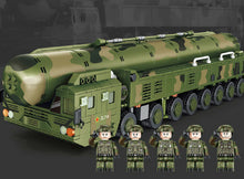Load image into Gallery viewer, 1149PCS DF-41 China Intercontinental Missile Truck Building Blocks Model Figures Fully Compatible With Lego
