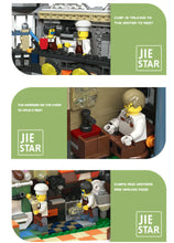 Load image into Gallery viewer, 3369PCS City Corner Coffee Cafe Shop Store Building Block Brick Figure Model Educational Toy Fully
