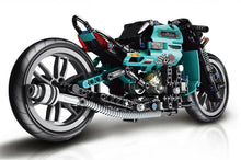 Load image into Gallery viewer, 431PCS MOC Technic Cafe Racer Motorcycle Bike Building Blocks Educational Toy Model Brick Fully Compatible With Lego
