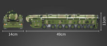 Load image into Gallery viewer, 1149PCS DF-41 China Intercontinental Missile Truck Building Blocks Model Figures Fully Compatible With Lego
