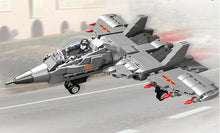 Load image into Gallery viewer, 400PCS Military J15 Air Fighter Plane Building Block Brick Figure Educational Toy Model Fully
