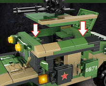 Load image into Gallery viewer, 341PCS Military Armored Off Road Car Vehicle Building Block Brick Model Figures Fully
