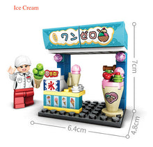 Load image into Gallery viewer, 545PCS Mini Japanese City Street Market Shop Educational Toy Building Blocks Bricks Figures Fully Compatible With Lego
