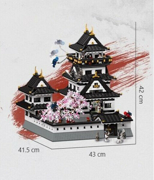 4148PCS MOC Kumamoto Castle Japan Building Blocks Bricks