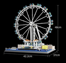 Load image into Gallery viewer, 1528PCS Architecture London Eye Ferris Wheel Building Block Brick Model Educational Toy Fully Compatible With Lego
