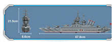 Load image into Gallery viewer, 1032PCS Military HMS Colossus Battleship Building Block Brick Figure Educational Toy Model Fully Compatible With Lego
