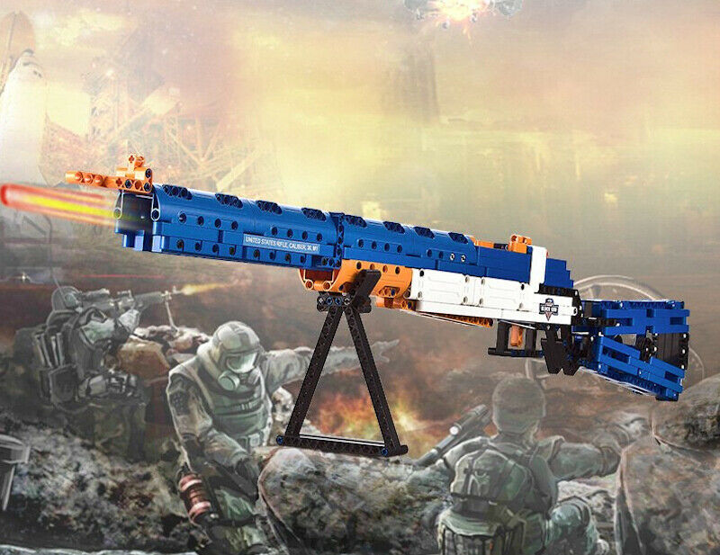 583PCS Military M1 Garand Gun Building Blocks Bricks Model Educational Toy Fully Compatible With Lego