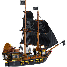 Load image into Gallery viewer, 1352PCS Black Pearl Ship Boat Pirates Building Blocks Bricks Figure Fully Compatible With Lego
