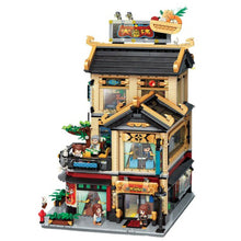 Load image into Gallery viewer, 1850PCS MOC Chinese Restaurant Hotpot Building Blocks Bricks Figures Model Educational Toy Fully Compatible With Lego
