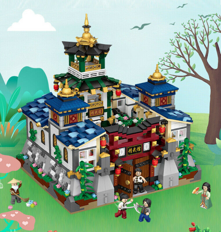 2770PCS City Mini Martial Club Building Blocks Educational Toy Model Brick Figures Fully Compatible With Lego