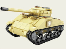 Load image into Gallery viewer, 593PCS Military M4 Sherman Tank Building Blocks Bricks Model Soldier Figures Educational Toy Fully Compatible With
