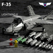 Load image into Gallery viewer, 1600PCS F35 Lighting II Carrier Aircraft Fighter Building Block Figure Educational Toy Model Fully Compatible With Lego
