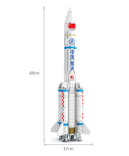 Load image into Gallery viewer, 1202PCS China Long March Carrier Rocket CZ-5  Figure Building Block Brick Model Fully Compatible With Lego
