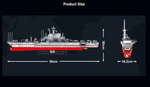 Load image into Gallery viewer, 2863PCS Military Minsk Aircraft Carrier Building Block Brick Model Educational Toy Figures Fully
