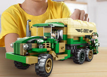 Load image into Gallery viewer, 435PCS Military DF Amphibious APC Truck Building Block Brick Figure Model Educational Toy Fully
