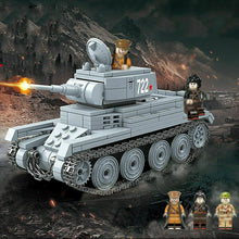 Load image into Gallery viewer, 462PCS WW2 BT-7 Light Tank Panther Building Blocks Bricks Soldier Figures Educational Toys Fully
