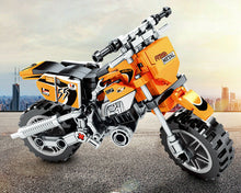 Load image into Gallery viewer, 180PCS Motorcycle Bike Finger Technic MOC Building Blocks Bricks Model Educational Toy Fully Compatible With Lego
