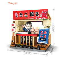 Load image into Gallery viewer, 545PCS Mini Japanese City Street Market Shop Educational Toy Building Blocks Bricks Figures Fully Compatible With Lego
