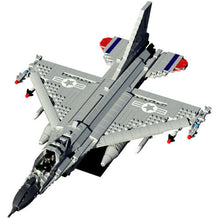 Load image into Gallery viewer, 1427PCS F16 Aircraft Fighting Falcon Fighter Building Block Brick Figure Model Fully Compatible With Lego
