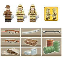 Load image into Gallery viewer, 266PCS Military Army WW2 Nissan 180 Truck Building Blocks Bricks Figures Fully
