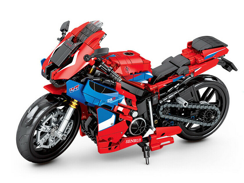 857PCS Motorcycle Bike CBR Technic MOC Building Blocks Bricks Model Fully Compatible With Lego