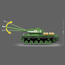 Load image into Gallery viewer, 1068PCS Military Heavy Tank Model Building Blocks Brick WW2 Soldier Figures Educational Toys Fully Compatible With Lego
