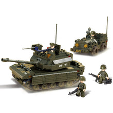 Load image into Gallery viewer, 602PCS Army Marines Armored Car Tank Building Blocks Bricks Model Solider Figure Fully
