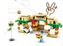 Load image into Gallery viewer, 276PCS City Street Hamburger Store Shop Building Blocks Brick Model Figure Cute Fully Compatible With Lego
