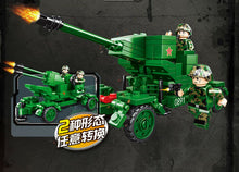 Load image into Gallery viewer, 224PCS Military Type 90 Antiaircraft Gun Building Block Brick Figure Model Educational Toy Fully
