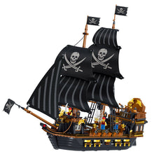 Load image into Gallery viewer, 1352PCS Black Pearl Ship Boat Pirates Building Blocks Bricks Figure Fully Compatible With Lego
