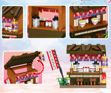 Load image into Gallery viewer, 233PCS MOC Mini Japanese Cuisine Ramen House Building Blocks Educational Toy Model Bricks Fully
