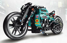 Load image into Gallery viewer, 431PCS MOC Technic Cafe Racer Motorcycle Bike Building Blocks Educational Toy Model Brick Fully Compatible With Lego
