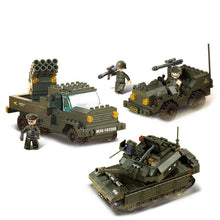 Load image into Gallery viewer, 602PCS Army Marines Armored Car Tank Building Blocks Bricks Model Solider Figure Fully

