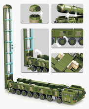 Load image into Gallery viewer, 1149PCS DF-41 China Intercontinental Missile Truck Building Blocks Model Figures Fully Compatible With Lego
