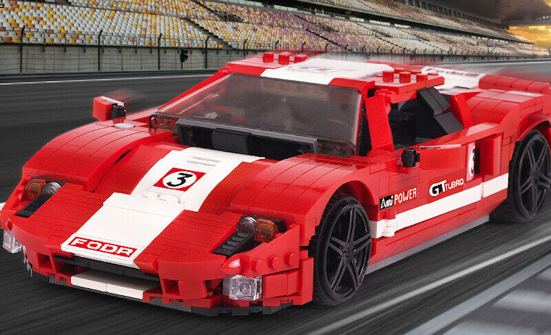 928PCS MOC Static Technic GT Racing Super Car Building Blocks Bricks Model Educational Toy Fully Compatible With Lego