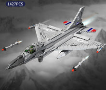 Load image into Gallery viewer, 1427PCS F16 Aircraft Fighting Falcon Fighter Building Block Brick Figure Model Fully Compatible With Lego
