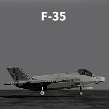 Load image into Gallery viewer, 1600PCS F35 Lighting II Carrier Aircraft Fighter Building Block Figure Educational Toy Model Fully Compatible With Lego
