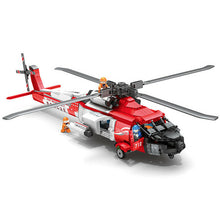 Load image into Gallery viewer, 1137PCS Military HH 60J Rescuer Helicopter Building Blocks Bricks Model Figures Fully Compatible With Lego
