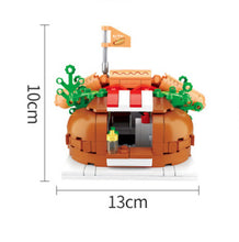 Load image into Gallery viewer, 345PCS City Street Hot Dog Food Store Shop Building Blocks Brick Model Figure Fully Compatible With Lego
