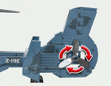Load image into Gallery viewer, 438PCS Military Black Hurricane Z19 Attack Helicopter Building Block Brick Model Fully
