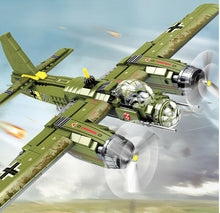 Load image into Gallery viewer, 559PCS MOC Junker JU-88 Bomber Fighter Building Blocks Figures Bricks Educational Toy Model Fully
