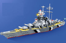 Load image into Gallery viewer, 548PCS Military KMS Bismarck Battleship Building Block Brick Figure Model Educational Toy Fully

