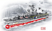 Load image into Gallery viewer, 2863PCS Military Minsk Aircraft Carrier Building Block Brick Model Educational Toy Figures Fully

