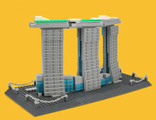 Load image into Gallery viewer, Architecture Marina Bay Sands Hotel Singapore Educational Toy City Building Blocks Bricks Fully Compatible With Lego
