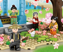 Load image into Gallery viewer, 1106PCS MOC Japan Sakura Pavilion Park Building Blocks Bricks Figures Educational Toy Model Fully Compatible With Lego
